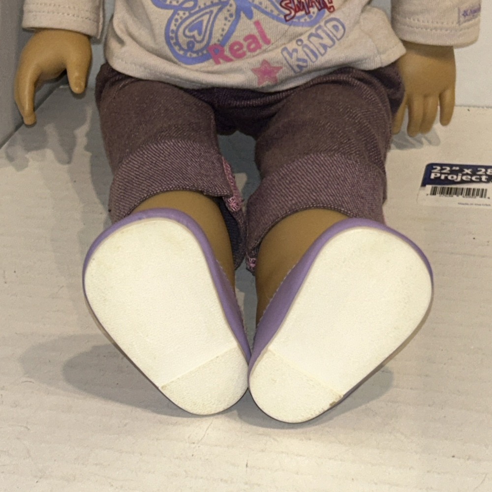 American Girl Doll JLY #55 Doll RETIRED ~ Dark Brown Hair Hazel Eyes Freckles - Picture 4 of 8